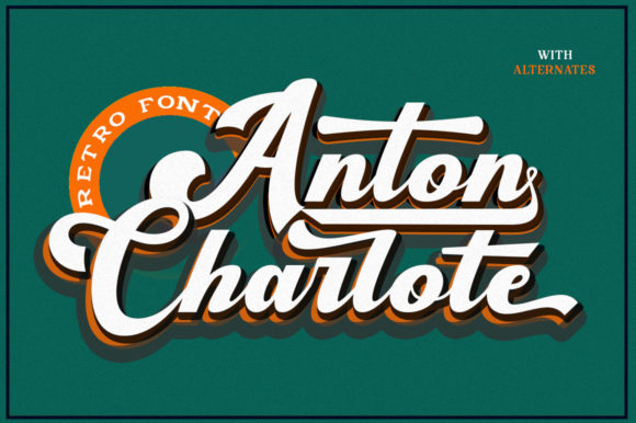 Anton Charlote: A Retro Script Font with Modern Versatility