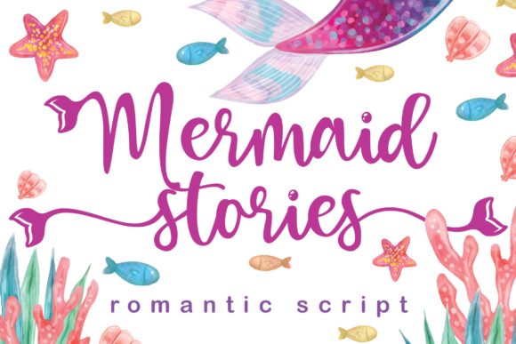 Discover the Magic of Mermaid Stories Font