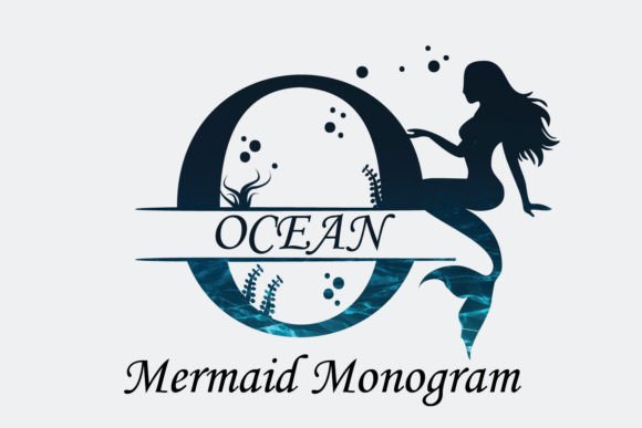 Discover the Magic of Ocean Mermaid Monogram
