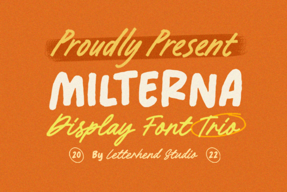 Exploring Milterna: A Playful Display Typeface for Creative Expression