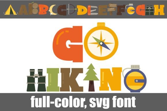 Go Hiking: A Unique Font for Outdoor Enthusiasts