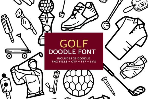 Golf Doodle: A Playful Font That Captures the Spirit of Golf