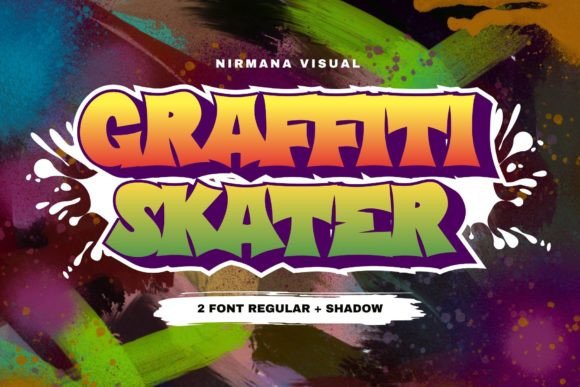 Graffiti Skater: A Bold Statement in Typography