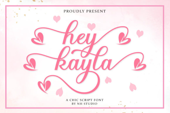 Hey Kayla Font: A Modern Script with a Unique Touch