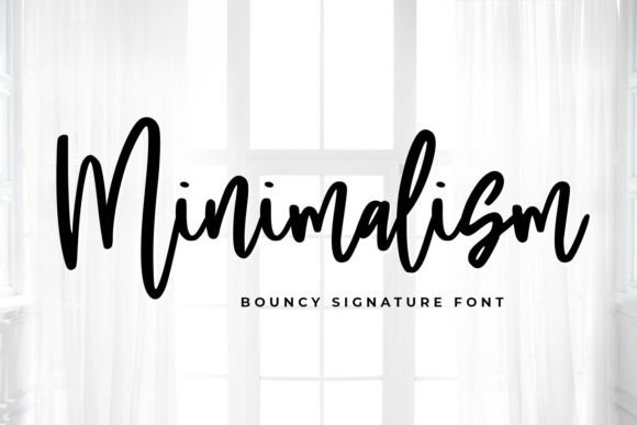 Minimalism Font for Elegant Design