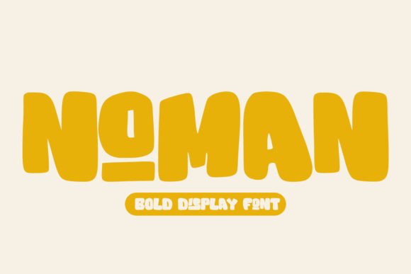 Noman and Noman: A Bold, Retro-Looking Display Font for Creative Projects