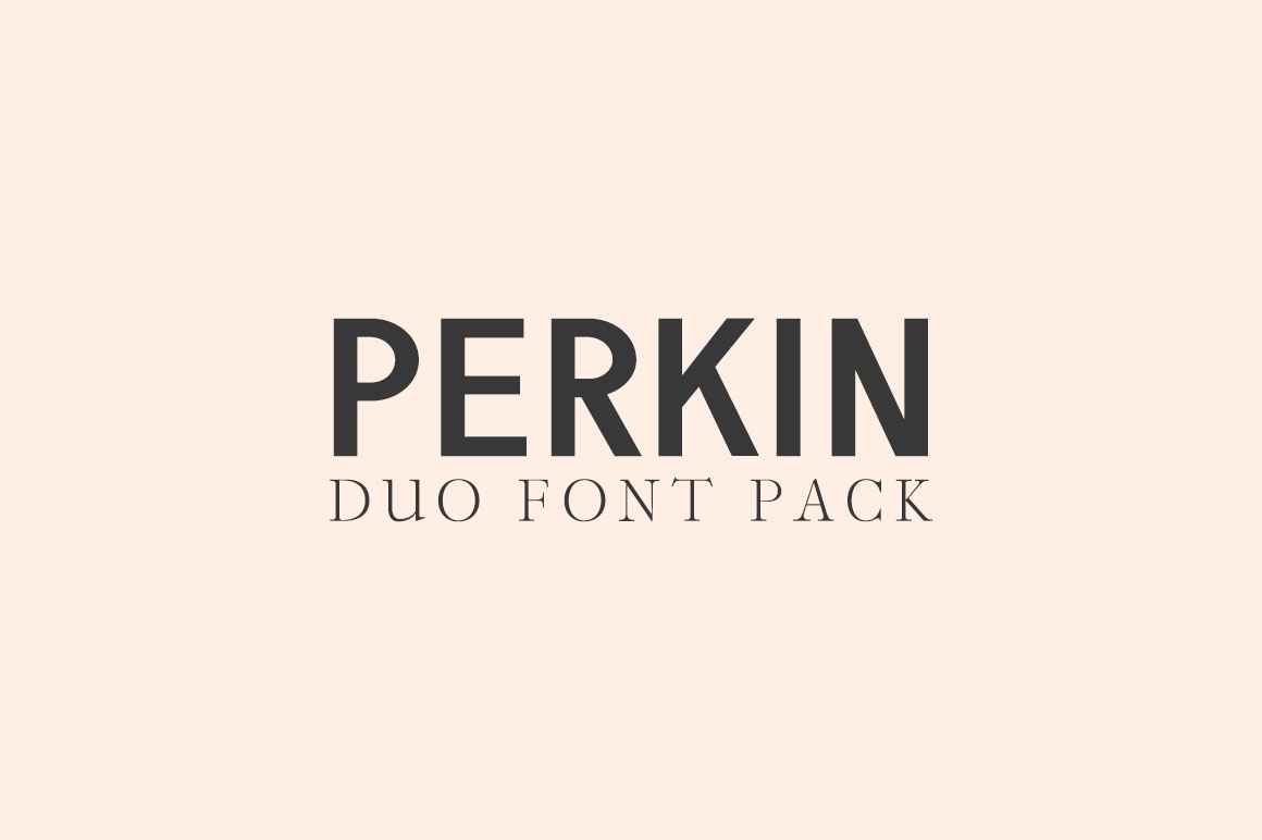 Perkin Duo: A Versatile Font Pair for Modern Design