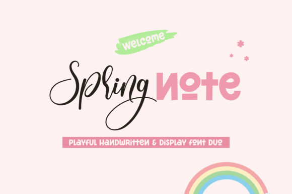 Spring Note: A Versatile Font for Creative Projects