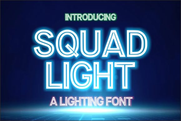Squad Light: A Modern Font for Bold Expression