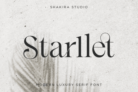 Starllet: The Timeless Elegance of a Luxury Serif Font