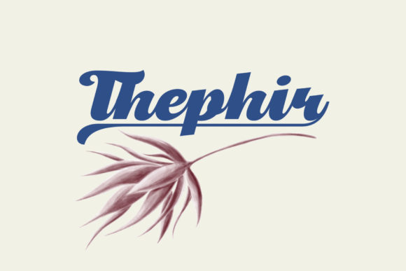 Thephir: A Versatile Handwritten Font for Creative Projects