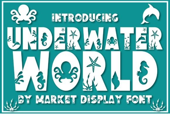 Underwater World: A Delightful Font for Adding Youth and Joy to Your Designs
