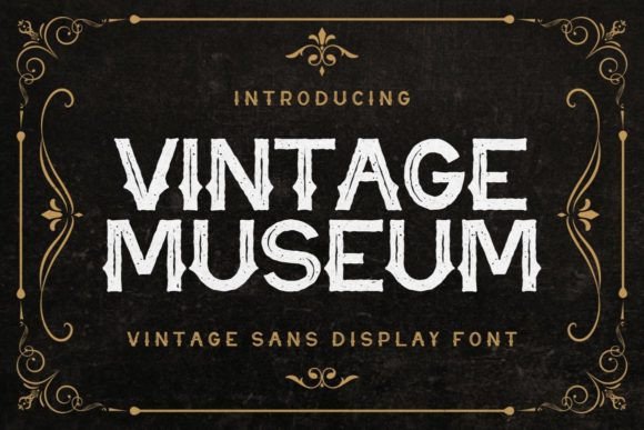 Vintage Museum Font: A Timeless Design for Modern Creativity