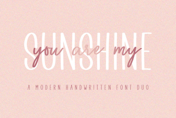 You Are My Sunshine Font: A Versatile Design Asset